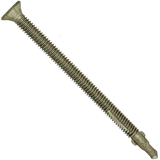 Jake Sales #14x4 Reamer Tek Torx/Star Head Self-Drilling Wood to Metal Screws - for Flatbeds, Trailers - T-30 Torx Screw Head 1 Pound - 24 Screws