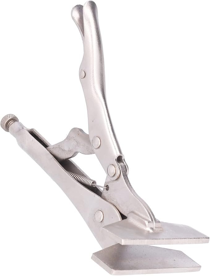 Flat Locking Pliers Heavy Duty Adjustable Steel Tool (8 inch)