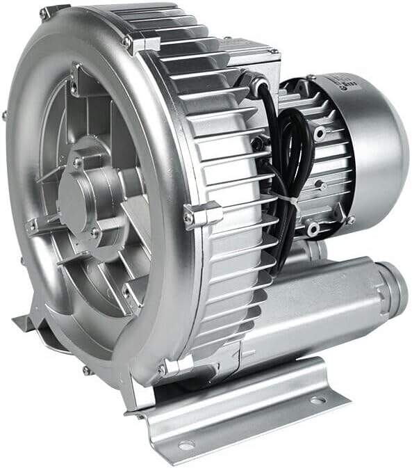 2HP Regenerative Blower 1.75 kW 150 CFM 2" BSP 110-120V High Pressure Industrial Vacuum Pump 2LG5107AA21 Replacement for Air Blowing or Suction for 2LG510-7AA21