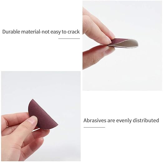 SPEEDWOX 100pc 2 inch Sanding Discs Hook and Loop Sandpaper 240 Grit Sander Disc Sanding for Sanders Drill Grinder Rotary Tool Attachment Woodworking Wood Auto, No Hole