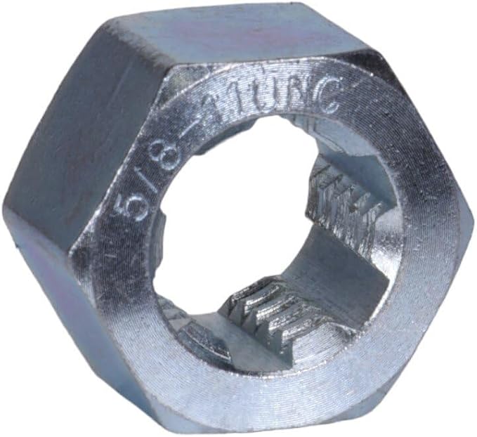Century Drill & Tool 92913, 5/8-11 NC, National Coarse Fractional Right Hand Rethreading Die, High Carbon Steel, Fix Damaged Bolts or Studs