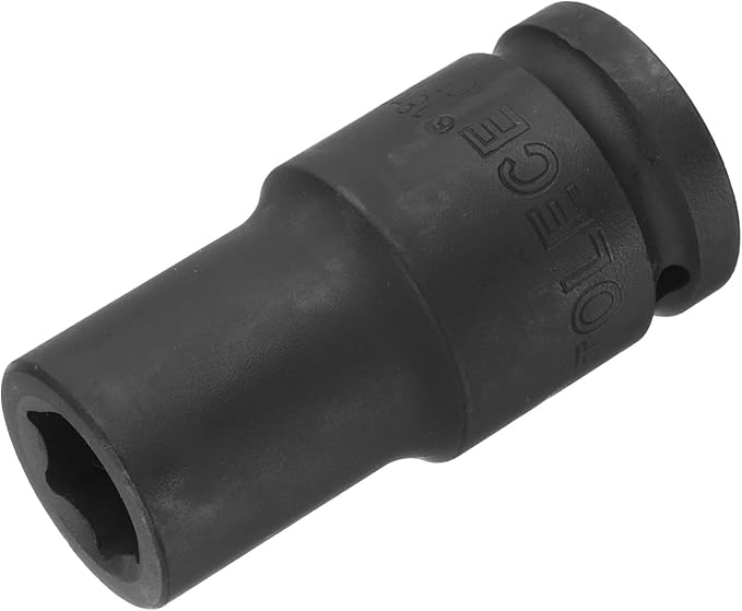 uxcell 3/4-Inch Drive 18mm 6-Point Deep Impact Socket, CR-MO Steel 78mm Length, Metric Sizes