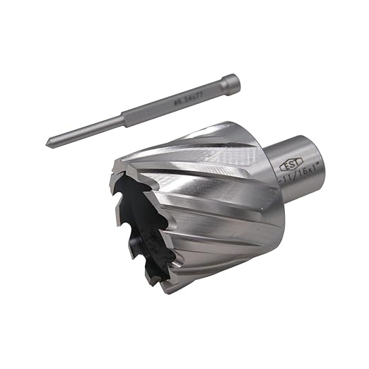 EST M2AL Annular Cutter 1" DOC with Pilot Pin (D1-11/16'' X 1'')
