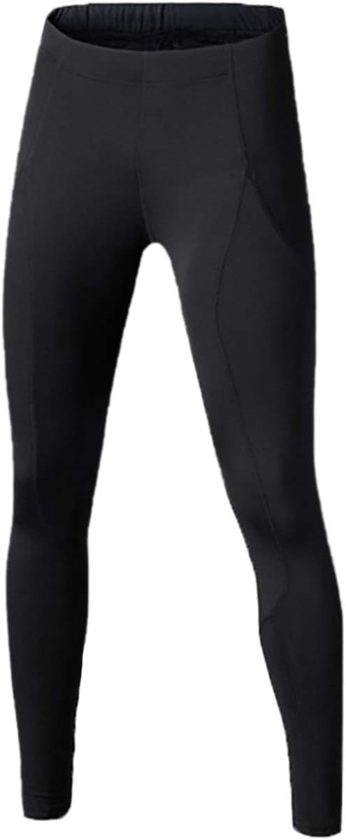 LANBAOSI Youth Boys Compression Leggings Athletic Pants Base Layer Football Workout Tight