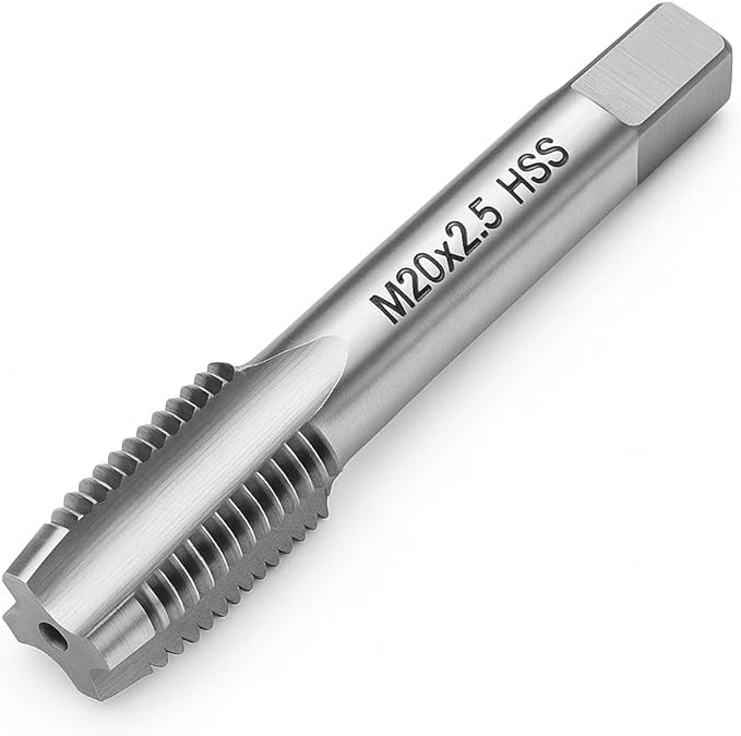 M20x2.5 Metric Thread Tap 6542 High-Speed Steel Tap for Internal Threading and Repair