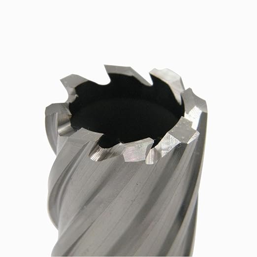 HSS M2AL Annular Cutter 2" DOC with 3/4" Weldon Shank for Magnetic Drill Press by EST (D1-1/8" X 2")