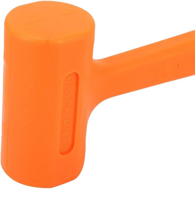 Practical PVC Non-Elastic Rubber Hammer Soft Face Dead Blow Hammer Installing Tool(0.5LB)