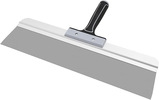 ROLLINGDOG 18 Inch Taping Knife - 18" Drywall Skimming Blade, Threaded End Can be Attached to Extension Pole, Stainless Steel Blade for Skimming and Smoothing Walls and Ceilings