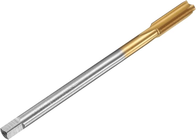 uxcell Metric Thread Tap M7 x 0.5 H2 100mm Straight Flute Screw Thread Milling Machine Taps Threading Tapping Repair Tool
