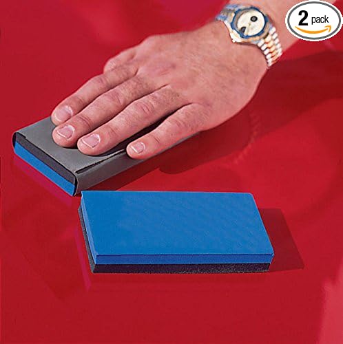 Eastwood Sanding Blocks Semi Rigid Double Sided Sand Sponge Pack Of 2