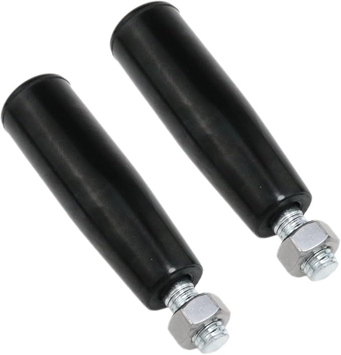 yukata Rotary Handles Lathe Hand Handle Marine Winch Handles Trailer Jack Crank Handwheel milling Machine Accessories M8 Threaded Handle with nut 2pcs (M10*80)
