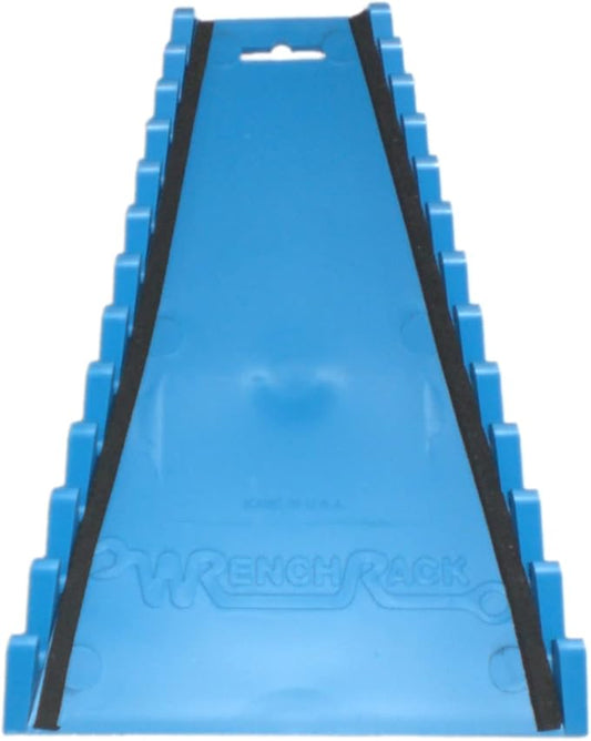 Protoco 2071 Reverse Wrench Rack, 12 Piece, Magnetic, Tool Organizer for Tool Box, Tool Cart or Wall Mounted, Blue
