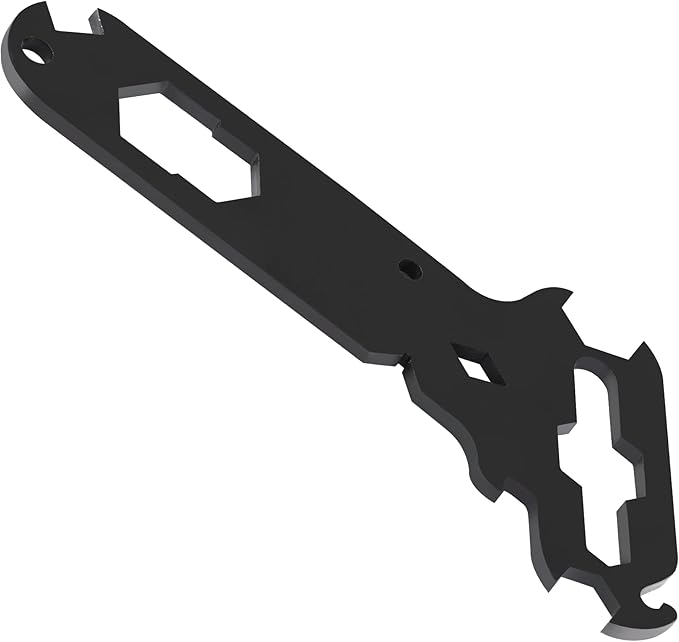 Multitool(14-In-1 Separate Tools) Including Wing Nut,Wire Strippers,Bottle Opener,Stagehand Tool for RV Cars Ships(4mm hardened steel)