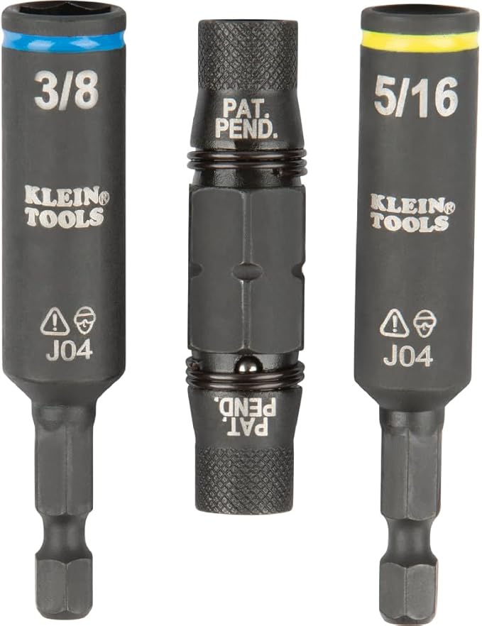 Klein Tools 32500HDRT KNECT Ratcheting Screwdriver, Multi-Bit Screwdriver / Nut Driver, Impact Rated 11-in-1 Tool with Phillips, Slotted, Square and Torx Tips