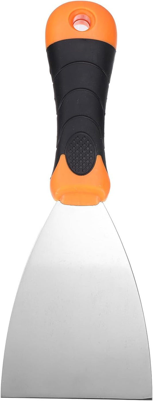 uxcell Putty Knife 3" Stainless Steel Paint Scraper Flexible Drywall Repair Mud Knives for Removing Cement Wallpaper Mud Adhesive Taping