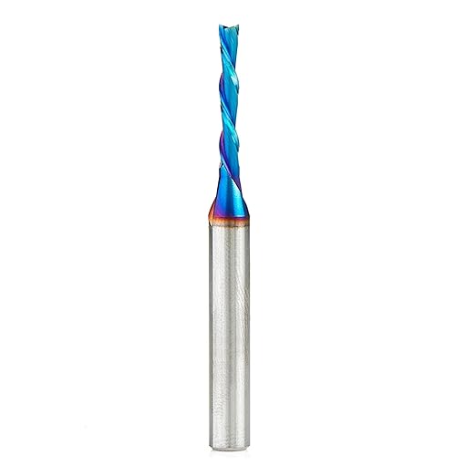 Amana Tool - 46225-K Solid Carbide Spektra Extreme Tool Life Coated Spiral Plunge 1/8 Dia