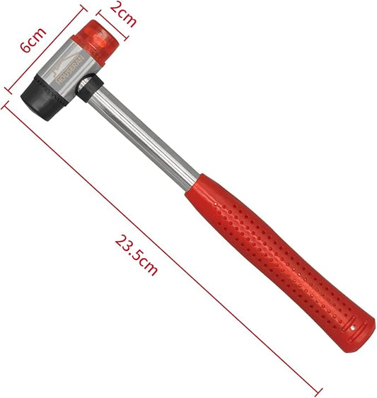 Rubber Mallet, Small Rubber Mallet, Small Hammer, Nylon Hammer, Rubber Mallet Hammer for Vinyl Flooring, Tile, Crafts, Jewelry Making
