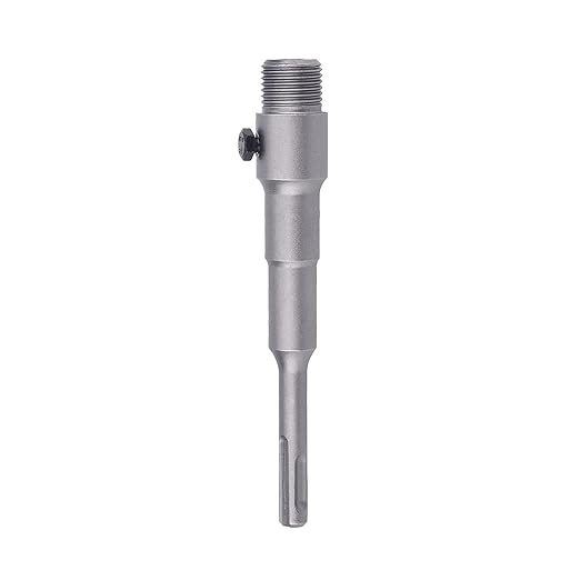 300mm SDS Plus Shank Connecting Rod with a Pilot Drill Bit and 2 Screws for Concrete Cement Hole Saw (SDS Plus Rod: 300mm)
