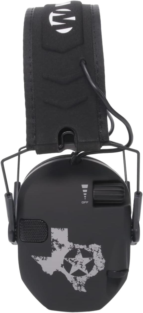 Walker's Razor Slim Ultra Low Profile Compact Design Adjustable Range Shooting Hunting Hearing Protection Electronic Earmuffs