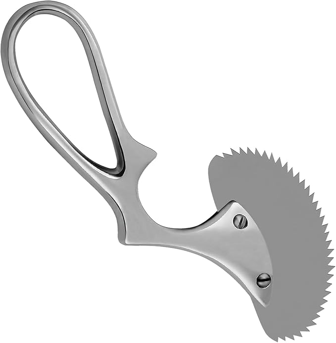 Cast Spreader 3 Prong, Burn Cast & Plaster Shear, Scissors Pliers Forceps Plaster Opner Orthopedic Tools Instruments German Grade Stainless Steel (Angle Bone Saw)