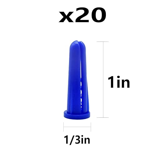 (274 pcs) Plastic Drywall Wall Anchors Kit with Screws竊?Concrete Screw kit Wall Anchor Set Suitable for Brick and Cement Walls