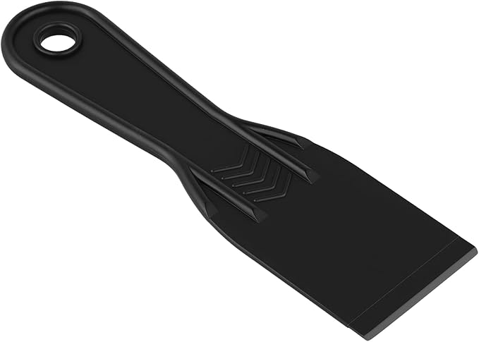 HAKZEON 50 PCS Plastic Putty Knife, 2 Inch Black Drywall Scraper, Flexible Spreader Spackle Tool for Spackling Patching