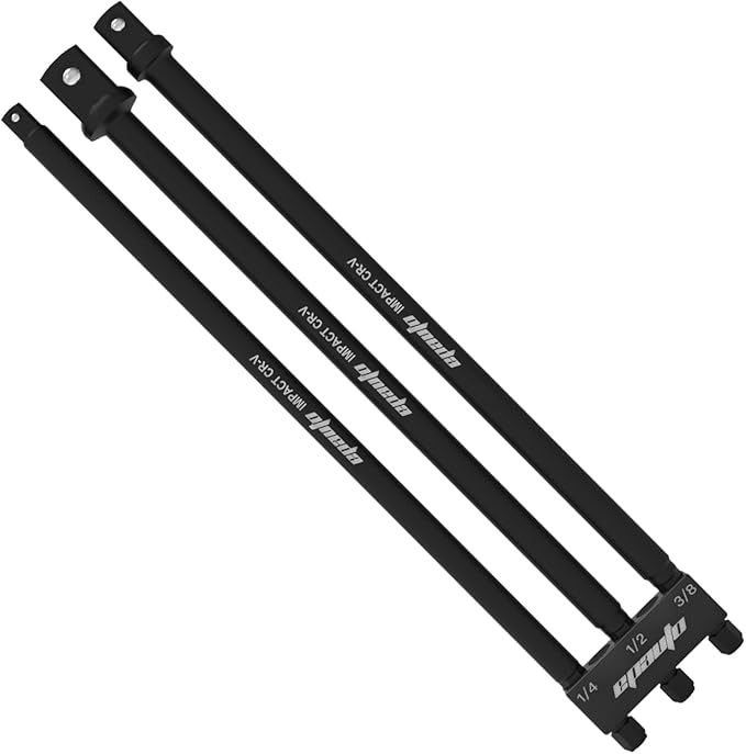 EPAuto 12-Inch Impact Socket Adapter Set, CR-V, 3 Pieces