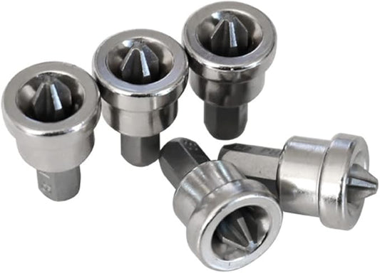 5pcs Set TEURSA 짰 Magnetic Positioning Screwdriver Bits Drywall Screw Setter PH2 Bits for Plasterboard Screw Hex Shank Positioning Bit Batch Head (5pcs 25mm)