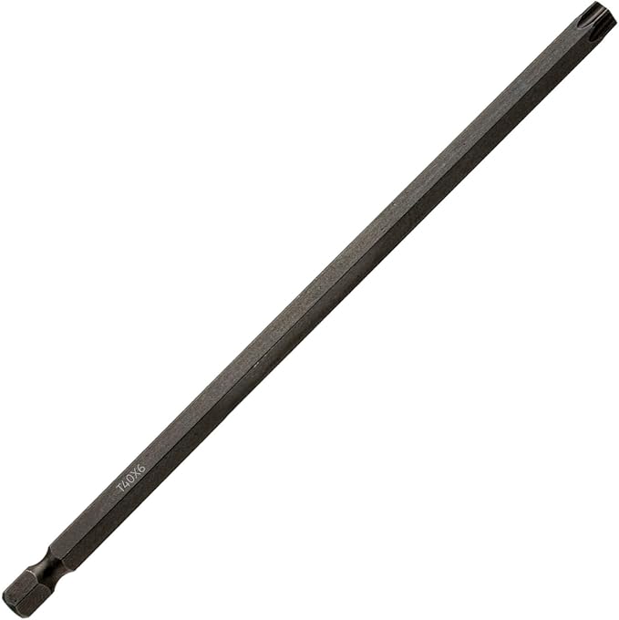 T40 x 6??Torx/Star Driver Bit with Quick-Change Shank - Precision Fit for T-40 Screws and Fasteners, 10-Pack