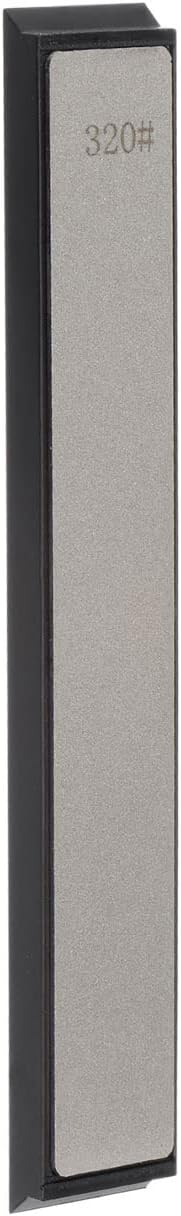 uxcell Diamond Sharpening Stones 320 Grit Whetstone Knife Sharpener Stone with Non-Slip Base