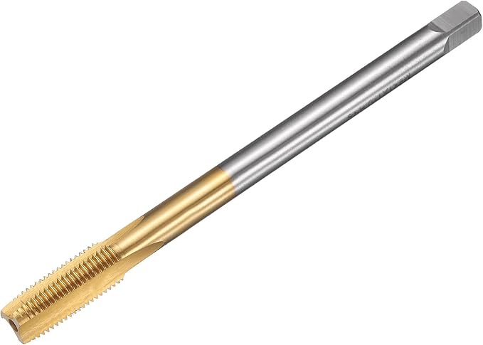 uxcell Metric Thread Tap M9 x 1 H2 110mm Straight Flute Screw Thread Milling Machine Taps Threading Tapping Repair Tool