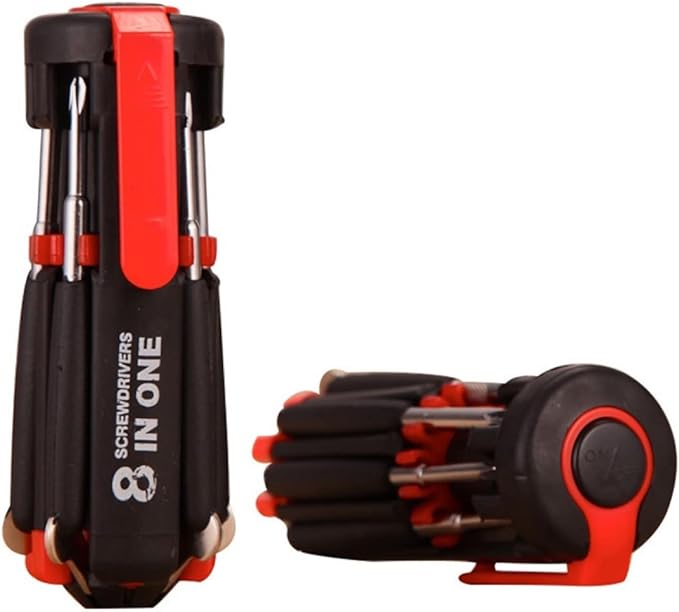 Multifunctional Screwdrivers Tool with Worklight and Flashlight, Portable Multi Tool Screwdriver Professional Repair Tool, General Screwdriver Multitool for Home Kitchen Car