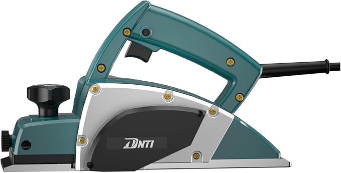 DNTI-3.8 AMP Electric Hand wood Planer depth 0-1 mm16000rpm Hand Planers Woodworking Tool 3-1/4 Inch Hand power Planer Handheld Planer for Wood Chamfer DIY model (2920B)