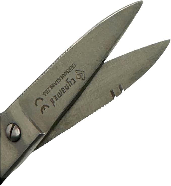 Electrical Wire Cutting and Stripping Scissors 5.25" Length | Electrician Electrical Repair Scissors | German Stainless Steel (Set of 2 - Black + Silver)