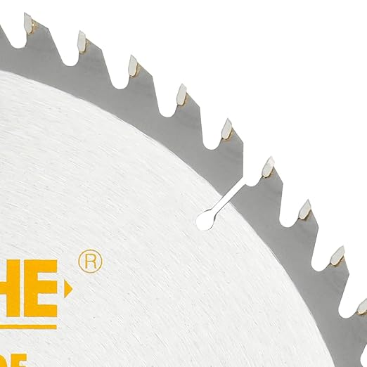 Hoteche 12-Inch Circular Saw Blade for Wood 60-Tooth Tungsten Carbide-Tipped Blade High-Performance Professioal Saw Blade for Miter Saw and Table Saws with 1-1/4-inch, 1-3/16-inch, 1-inch Arbor