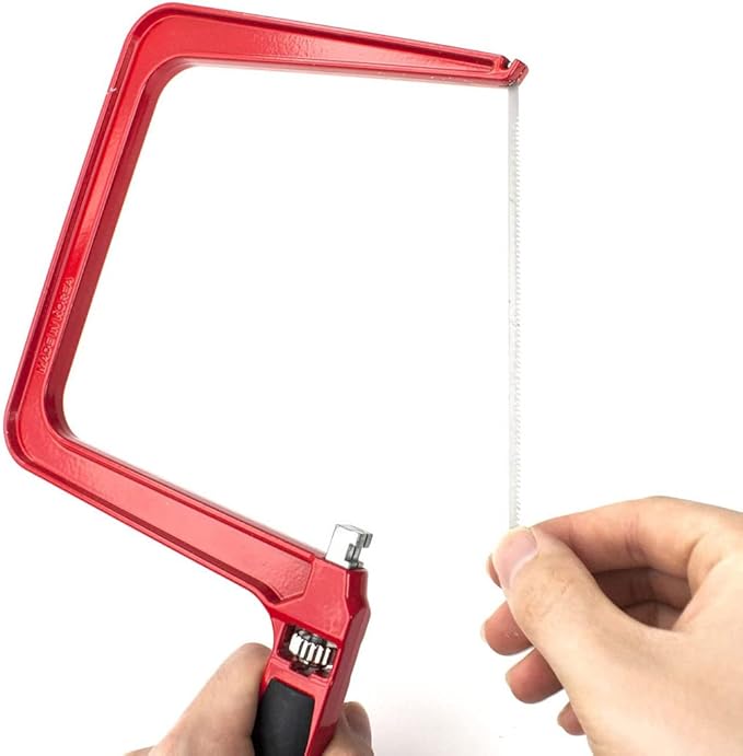 Magic Frame Depth Coping Saw with 5 Saw Blade for Metal Wood