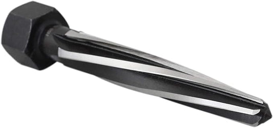 Accusize Industrial Tools H.S.S. Aligning Reamer - 15/16'' Diameter, 5'' Flute Length, 7'' OAL, Hex Shank, Spiral Flute, 0523-6045