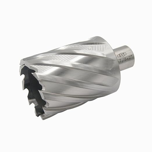 HSS M2AL Annular Cutter 2" DOC with 3/4" Weldon Shank for Magnetic Drill Press by EST (D1-7/8" X 2")