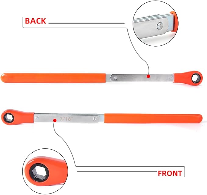 BARTOO Slack Adjuster Wrench 7/16" Automatic Slack Adjusting Wrench