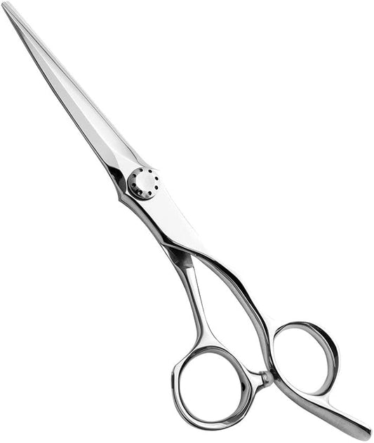 AOLANDUO 6" Double-Backed Hair Shears for Men's Thick Hair ??Japanese VG10 Steel Professional Barber Scissors with Power-Cut Design, Ergonomic Handle, Smooth Bearing, Care Kit Included