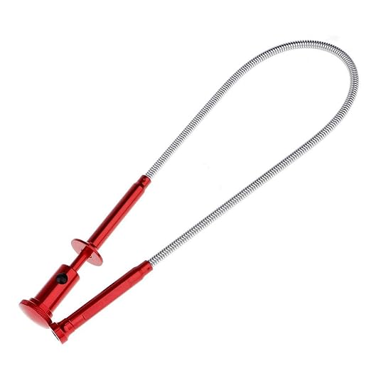 20 lb Telescoping Magnetic Pickup，Claw Magnetic Pick-up Tool 4 Claws with Bright LED Light Flexible Spring Magnet Grab Grabber Fingers Prongs for Garbage Pick up arm Extension