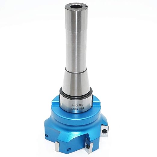 3.15 Inch Face Milling Cutter Aluminum 400R 80MM CNC End Milling Cutter Holder + R8-FMB22 Shank Face Shell Mill Arbor + 6pcs APKT1604 Carbide Inserts + 8mm Hexagon Wrench + T15 Wrench CNC Machine Tool