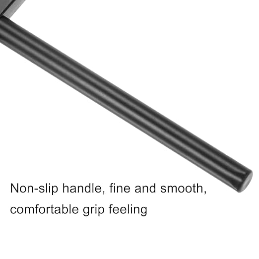 uxcell 4 Prong Leather Prong Punch Tool 8mm Steel Prong Row Round Hole Stitching Chisel for Leather Craft