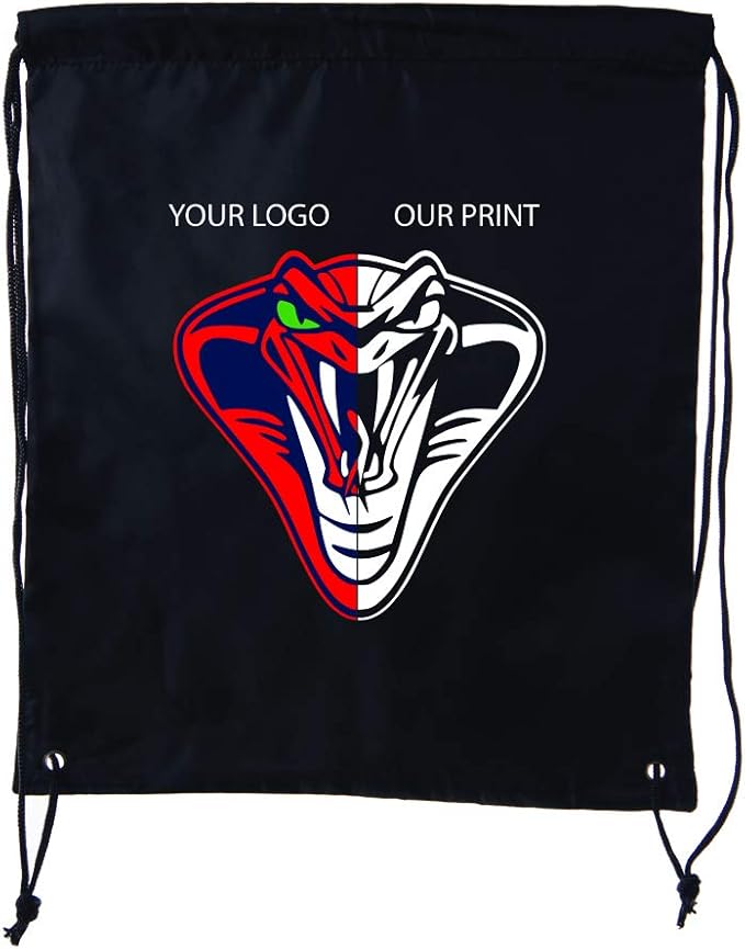 Mato & Hash Custom Bags With Your Logo | 20PK Promotional Drawstring Backpack - 20PK Red CE2500