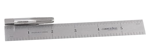 Accusize Industrial Tools NPT-116 H.S.S. Taper Pipe Tap, 1/16 in-27, 4 Flutes