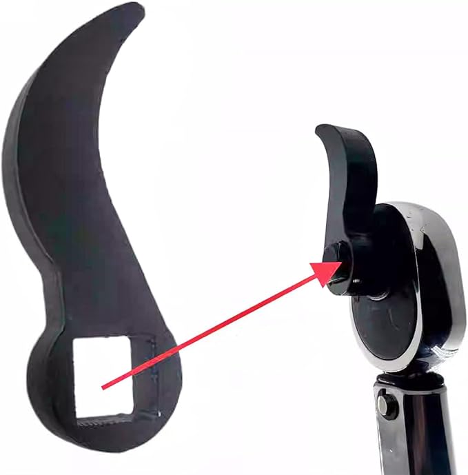 Crafted from Cr V Steel Pry Bar Tool, for effective performance in various scenarios, versatile Pry Bar Tool with 1/2in Joint Adapter Head Tool