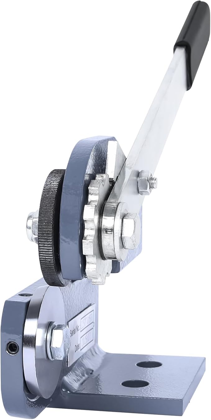 KAKA Industrial Throatless Sheet Metal Shear,22-Gauge Bench Top Manual Cutter MMS-1 for Steel Plate, Fabrication and Hobby Tool