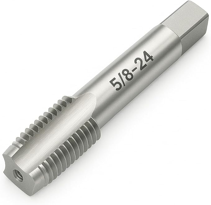 5/8"-24 SAE Thread Tap – 6542 HSS Thread Maker for Internal Thread Repair and Fabrication