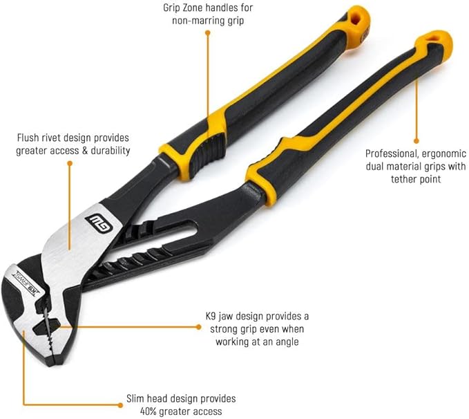 GEARWRENCH 6 Pc. Pitbull Dual Material Mixed Plier Set - 82204C