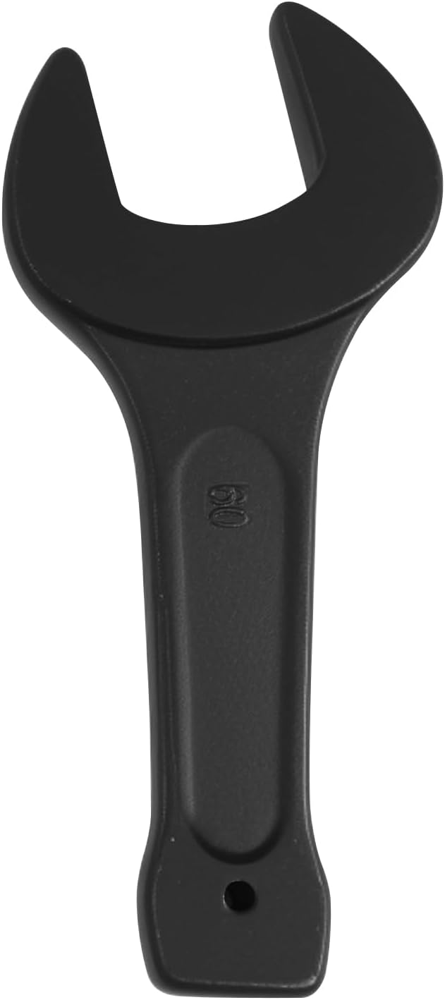 HCXUANWJTL 60mm Open End Striking Wrench, High Tensile Steel Single Head Spanner Hand Tool